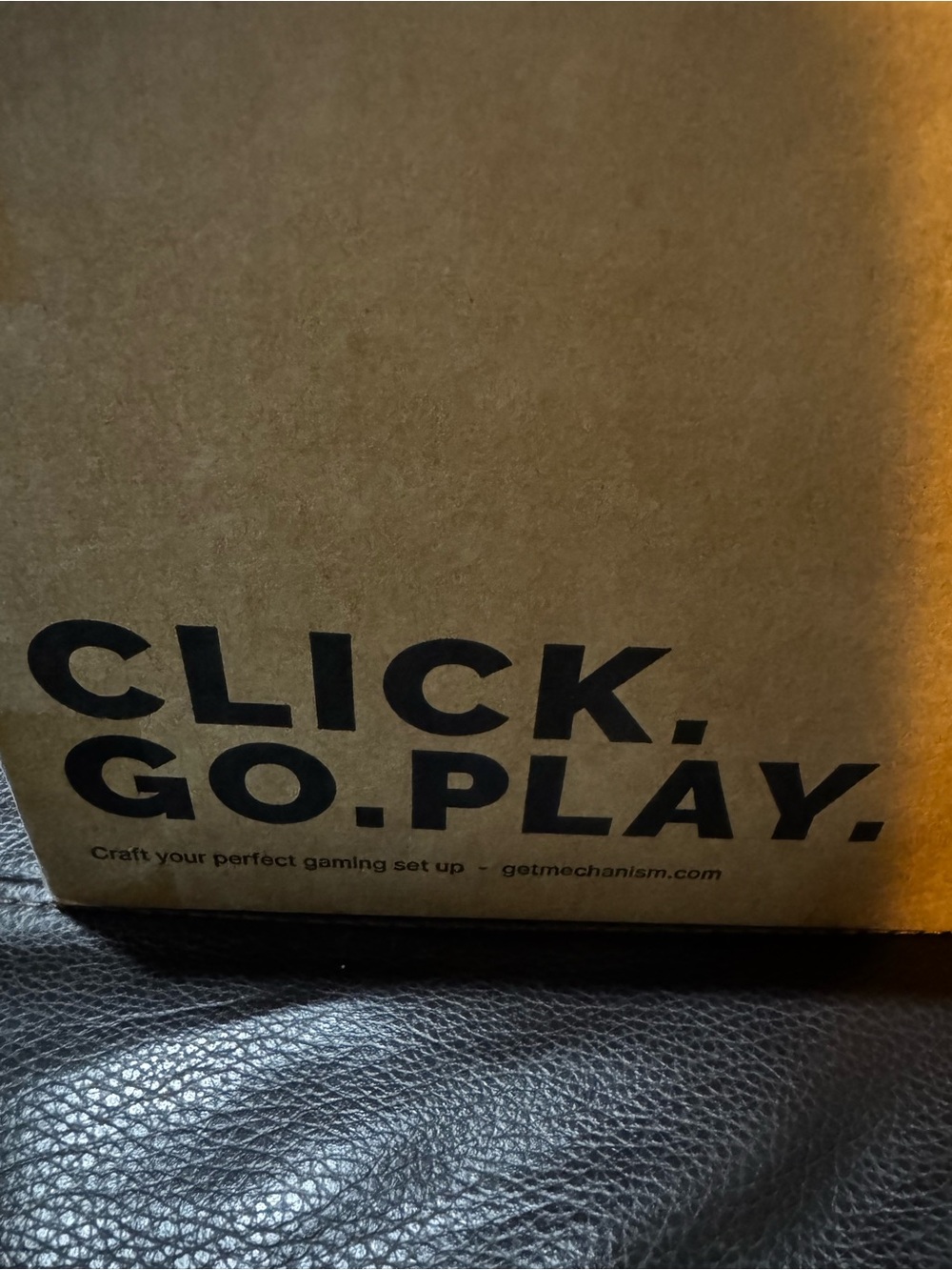 Mechanism CLICK. GO. PLAY. Gaming Accessory Box - Brown